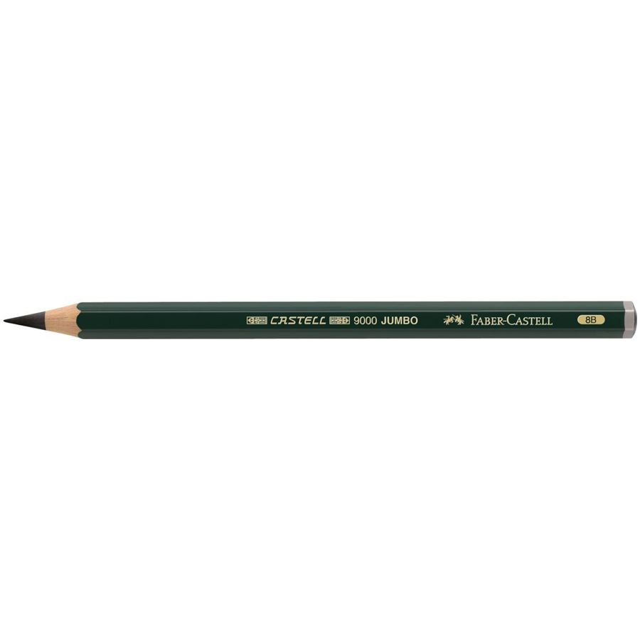 Graphite pencil Castell 9000 Jumbo 8B