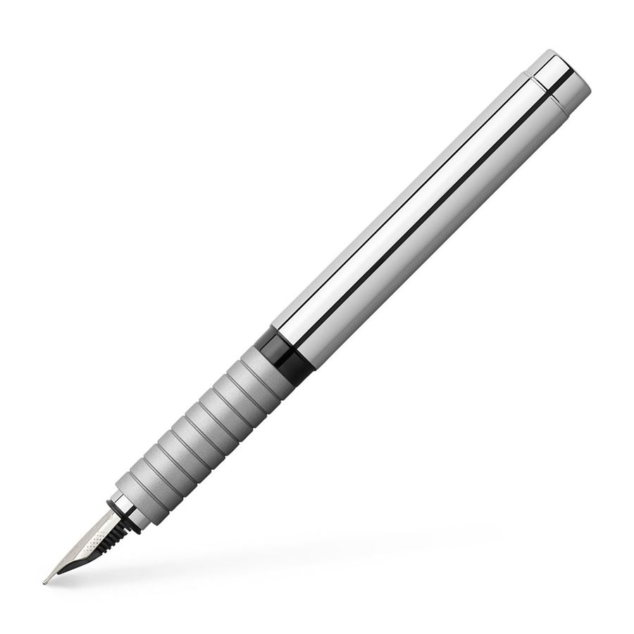 Fountain pen BASIC shiny chrome M