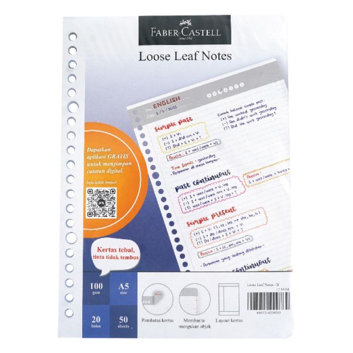 Loose Leaf Notes A5 Type B