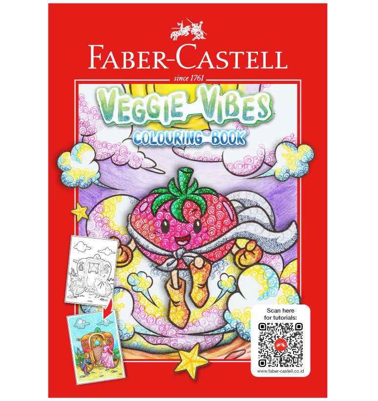 Veggie Vibes Creative Colouring Book