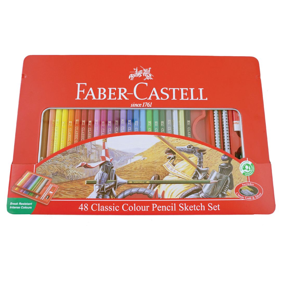 Classic Colour Pencil 48 Tin case