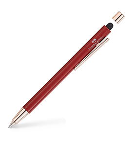 NEO Slim ballpoint pen red, rose gold chrome