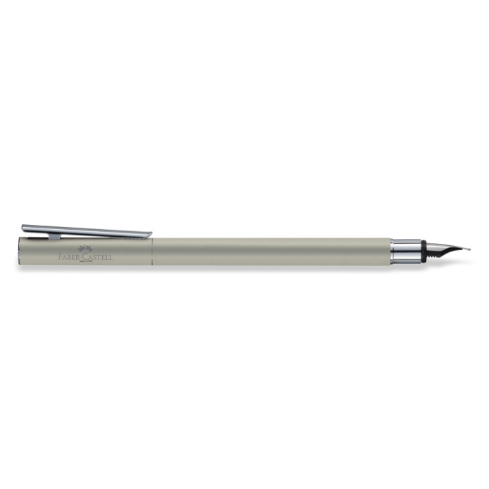 Neo Slim Stainless Steel Fountain Pen F Silver Matt