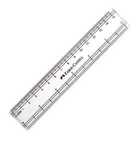 Penggaris Scale 6"/15 cm