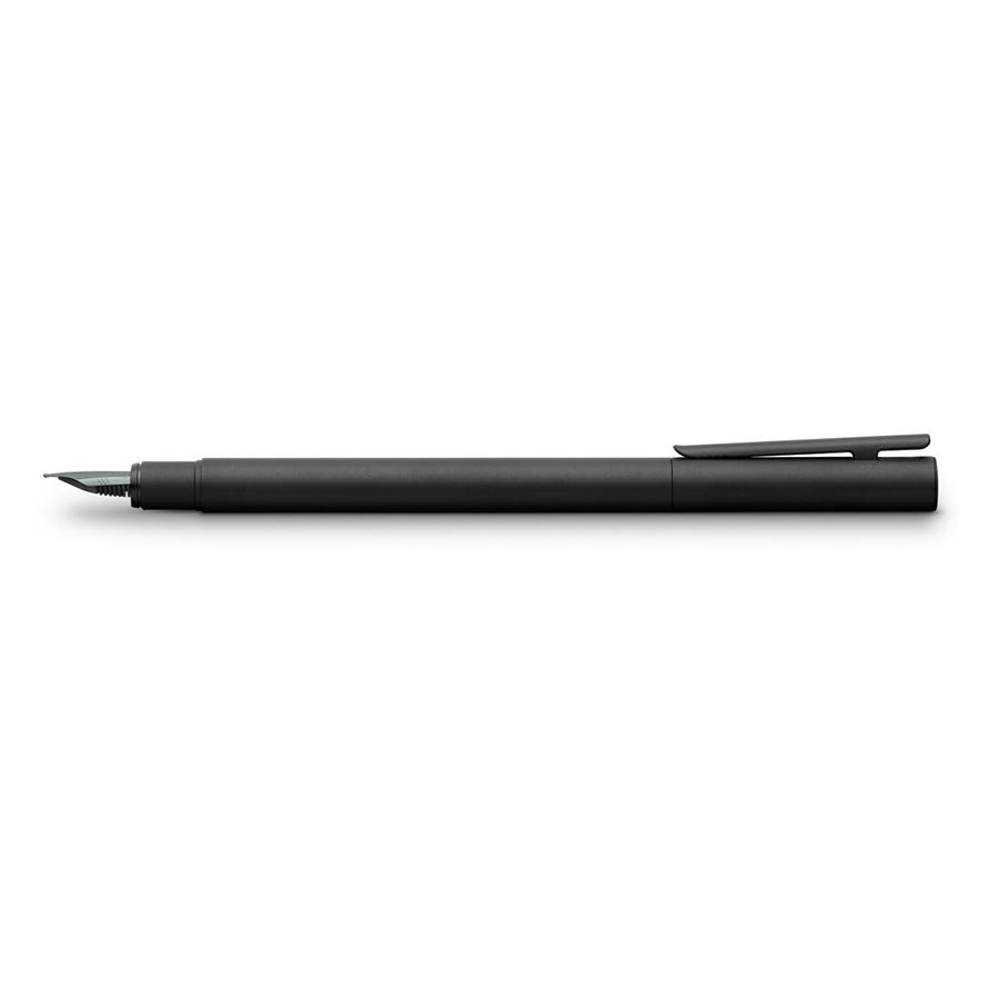 NEO Slim fountain pen black matt, shiny chrome