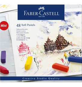 Soft pastels Mini cardboard box of 48