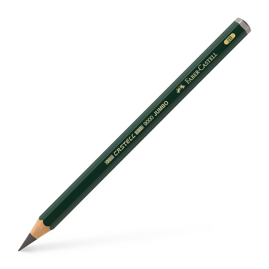 Graphite pencil Castell 9000 Jumbo 2B