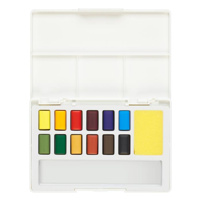 Solid Watercolours 12 Colours 