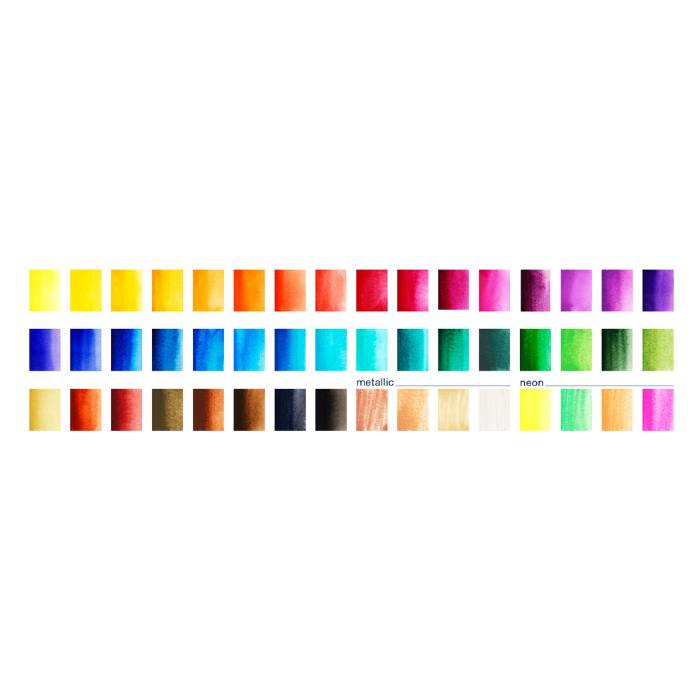 Solid Watercolours 48 Colours