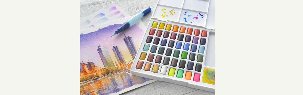 Solid Watercolour: Teman Kreatif yang Praktis untuk Berkarya di Mana Saja