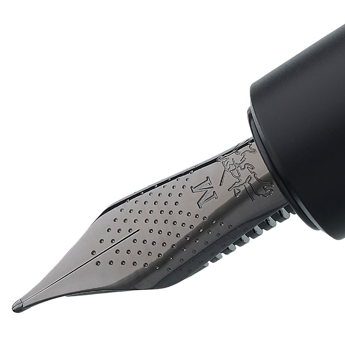 E-motion fountain pen pure black
