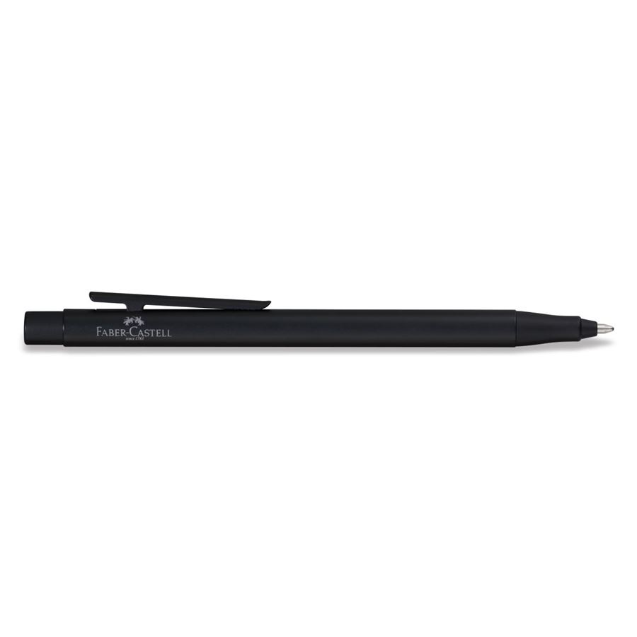 NEO Slim  Ballpoint Pen Black Matt, Shiny Chrome