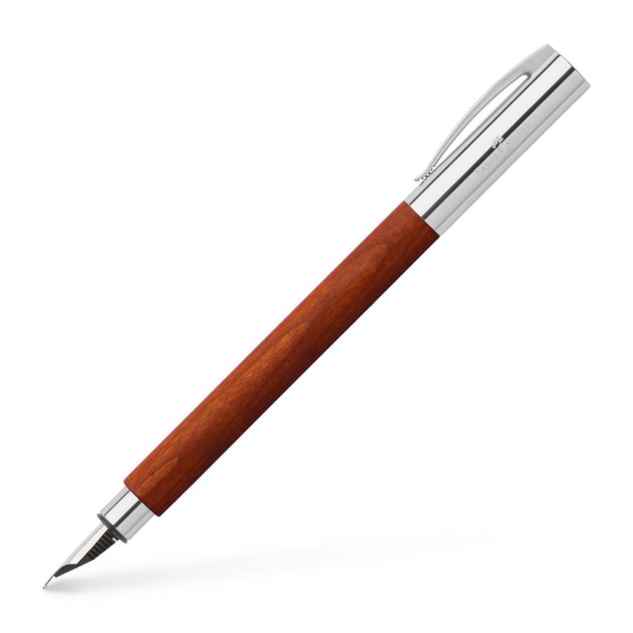 Fountain pen AMBITION pearwood brown M