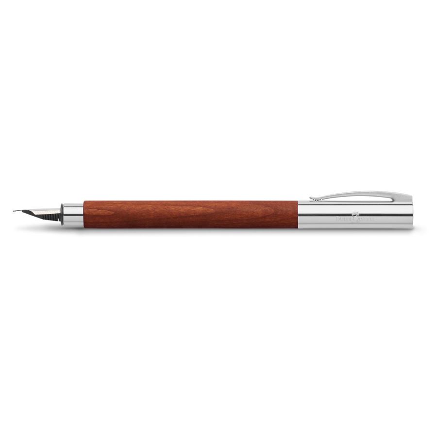 Fountain pen AMBITION pearwood brown M