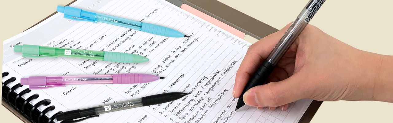 Keunggulan menulis dengan Mechanical Click Pencil 2.0mm