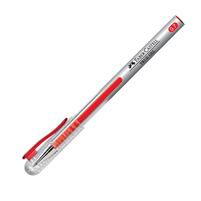True Gel Pen -- Soft Red 0.7 mm 1 Box isi 10 pcs