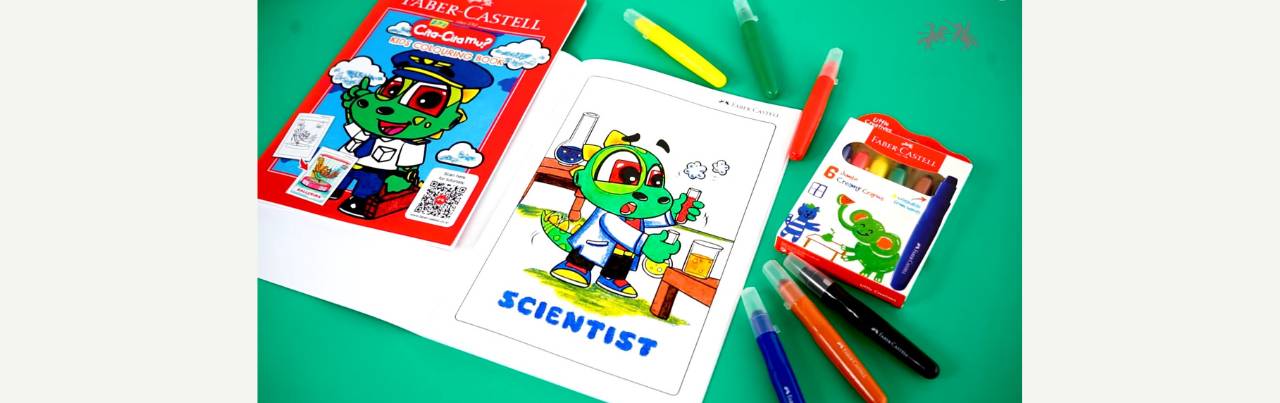 Tutorial Kids Colouring Book