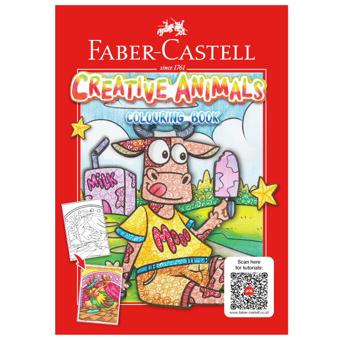 Creative Animals Creative Colouring Book