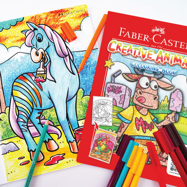 Creative Animals Creative Colouring Book