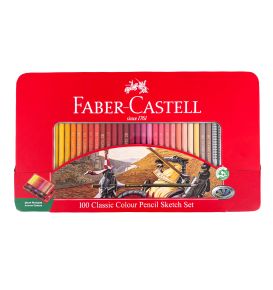 100 Classic Colour Pencil Sketch Set