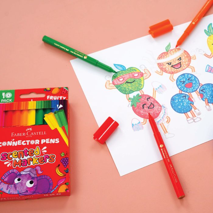 Connector Pens Scented Markers 10 colours