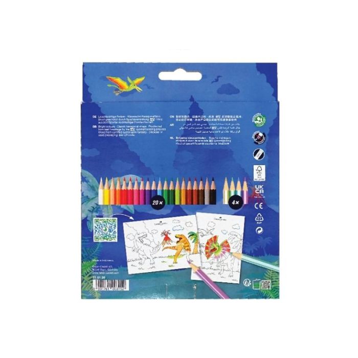 Colour Pencil Dino 24(