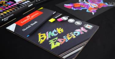 Black Paper Sketch Book