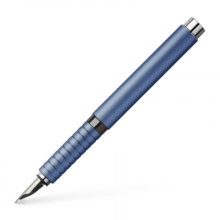 Essentio Aluminium Blue Fountain pen M