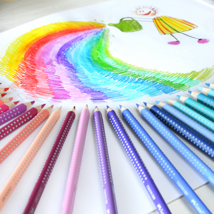 Colour Grip Pencils 24