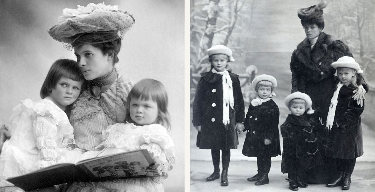 Countess Ottilie with her children
