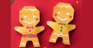 Tutorial membuat DIY mainan kertas tema Natal