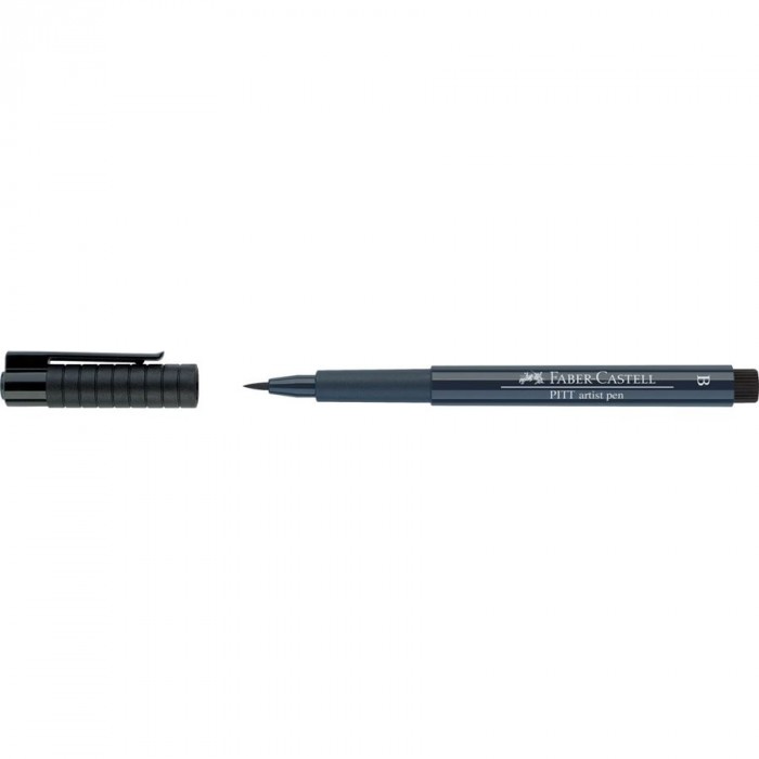 India ink Pitt Artist Pen B dark indigo