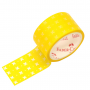Decorative Paper Tape White Star in yellow